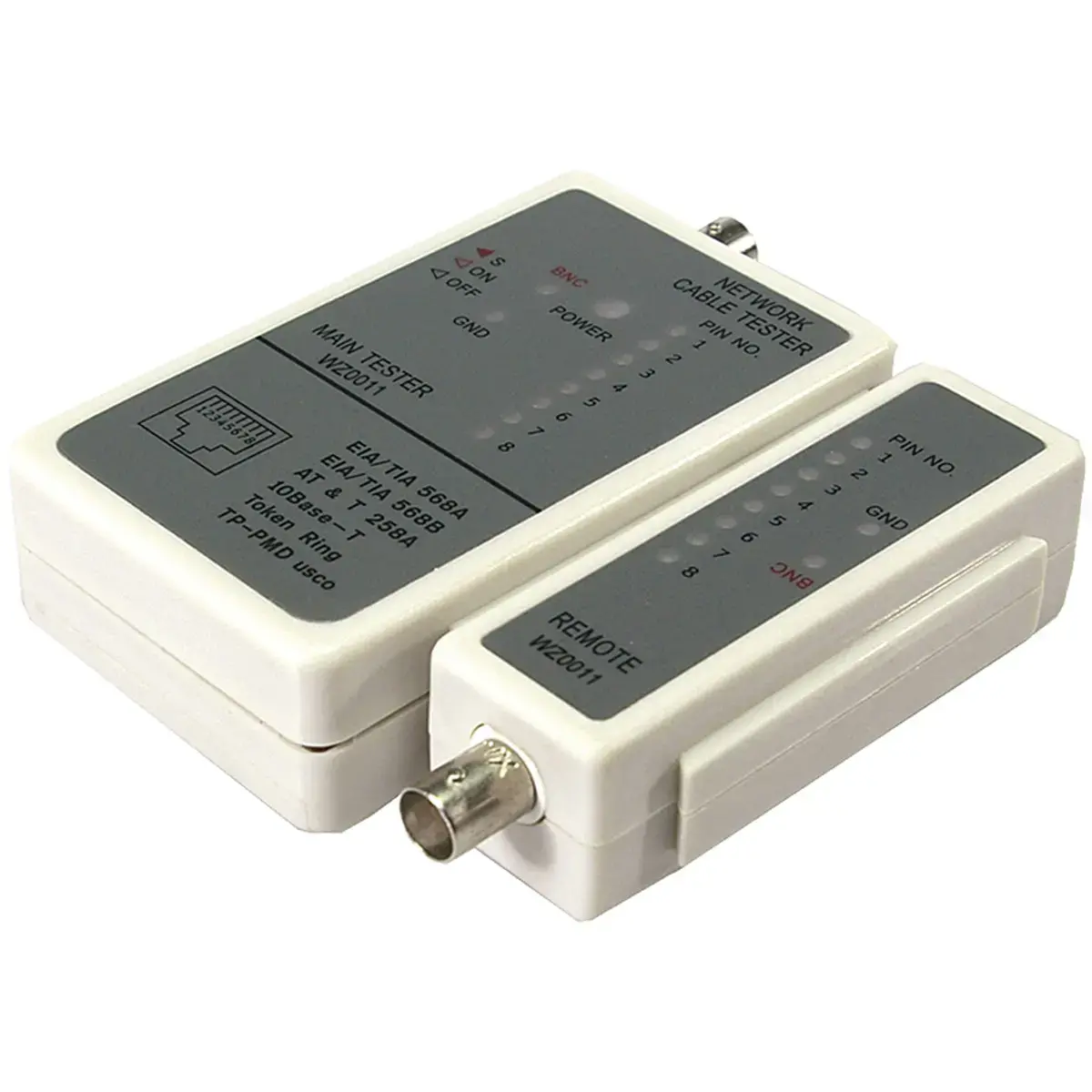 LogiLink Testeur de câbles RJ45 et BNC avec une unité - Logilink professional