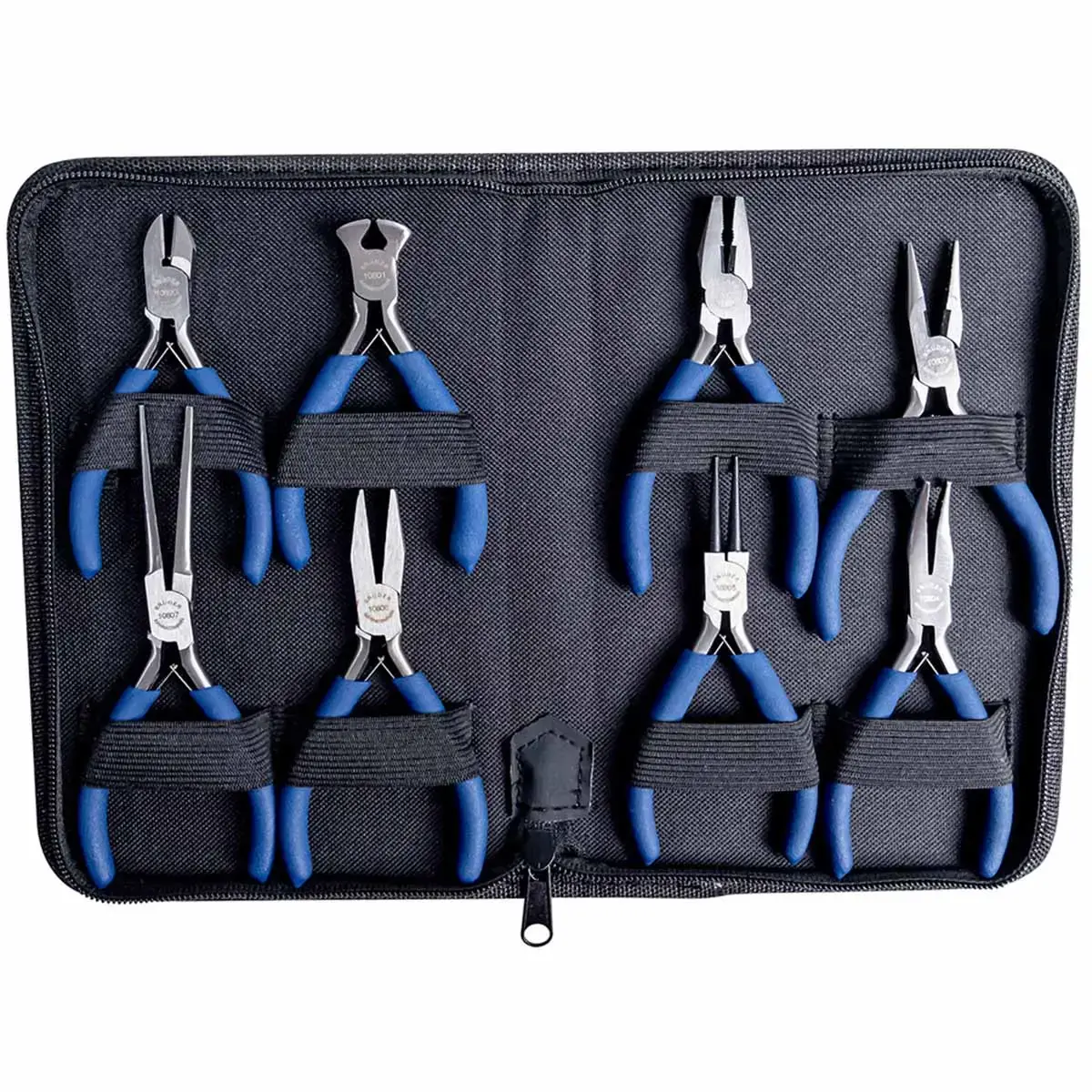 Kit de pinces pour électronique, 8 pièces - Brüder mannesmann