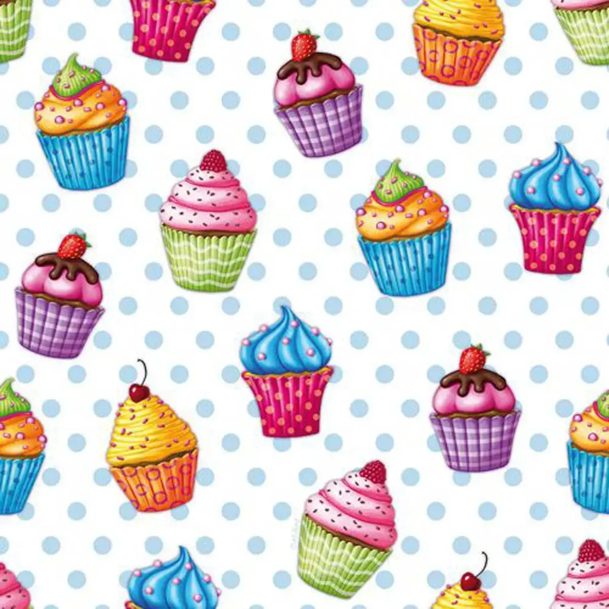 Serviette &agrave; motif 'Sweet Dream', 330 x 330 mm - Papstar 