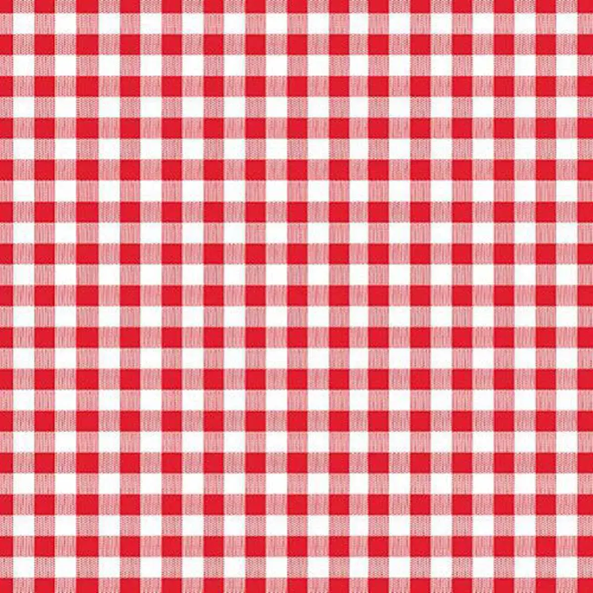 Serviette &agrave; motif Carreaux Vichy, rouge - Papstar 