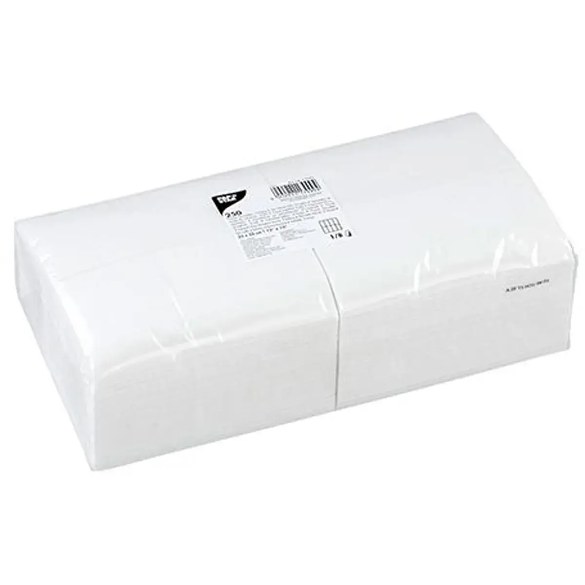 Serviettes Bistro, 330 x 330 mm, 2 couches, blanc - Papstar