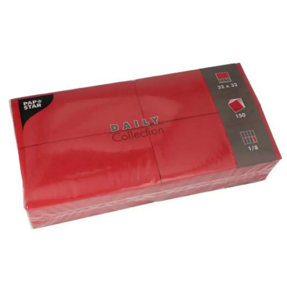 Serviette bistrot, 320 x 320 mm, 3 couches, crème - Papstar