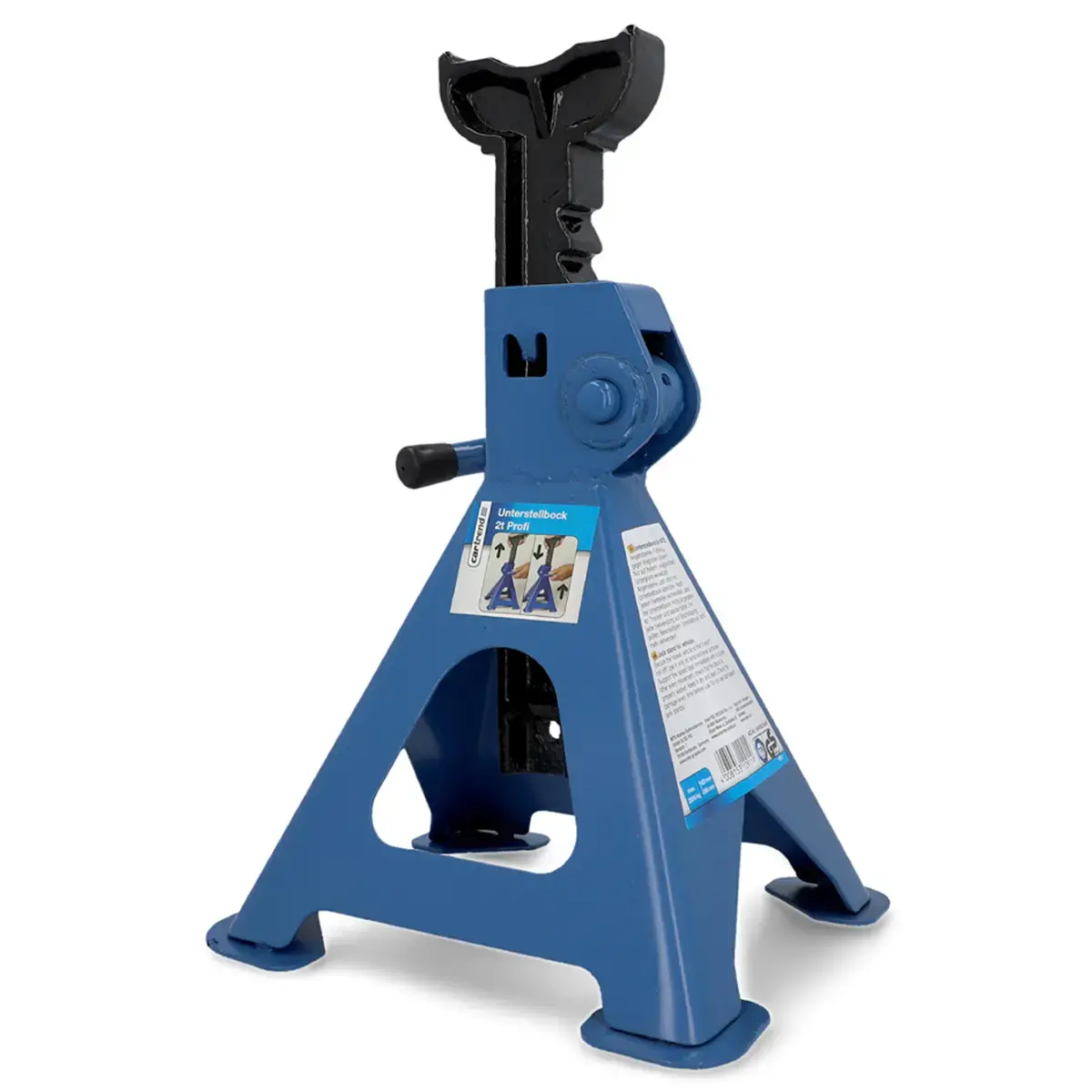 Chandelle de support, capacité : 2.000 kg, bleu - Cartrend