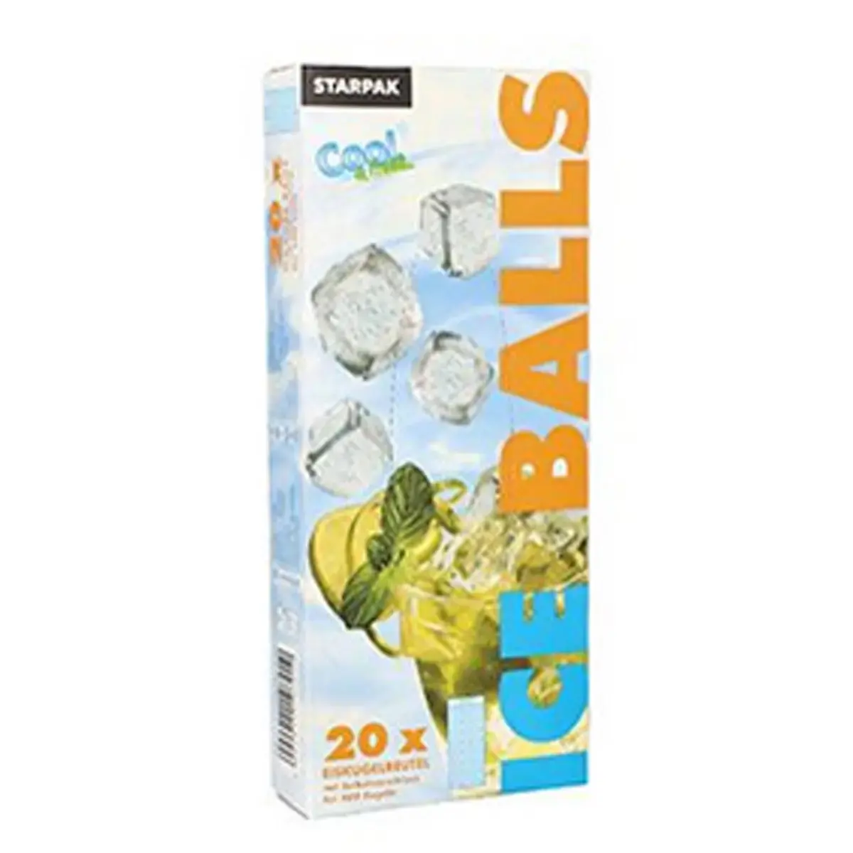 Sachet &agrave; glacons avec une fermeture automatique - Starpak 