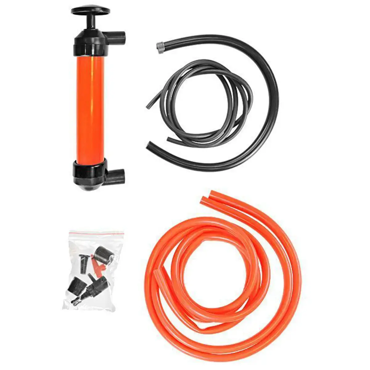 Pompe à air et à siphon - Noir/rouge - IWH