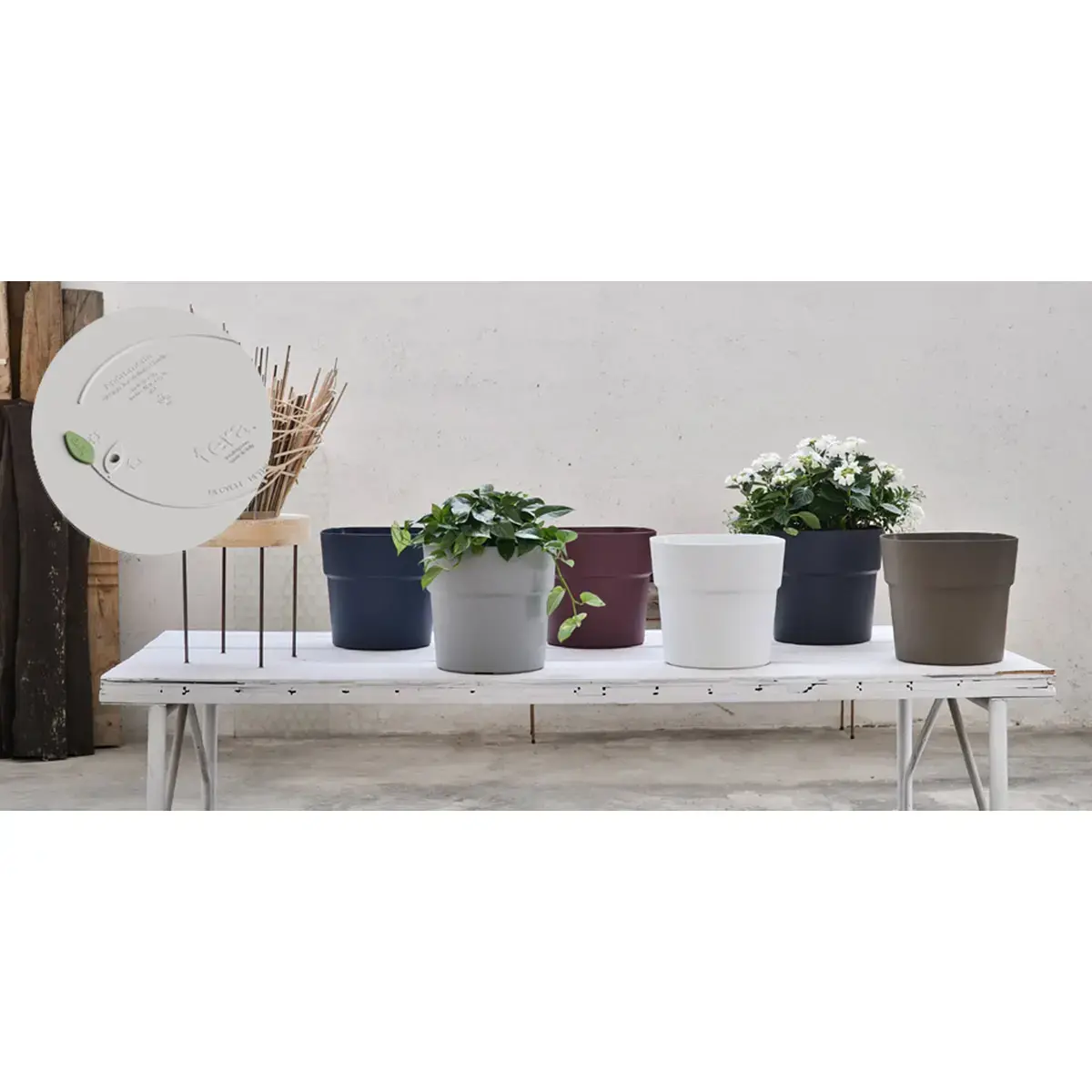 Pot de fleurs Andromeda - Oversea - Tera 