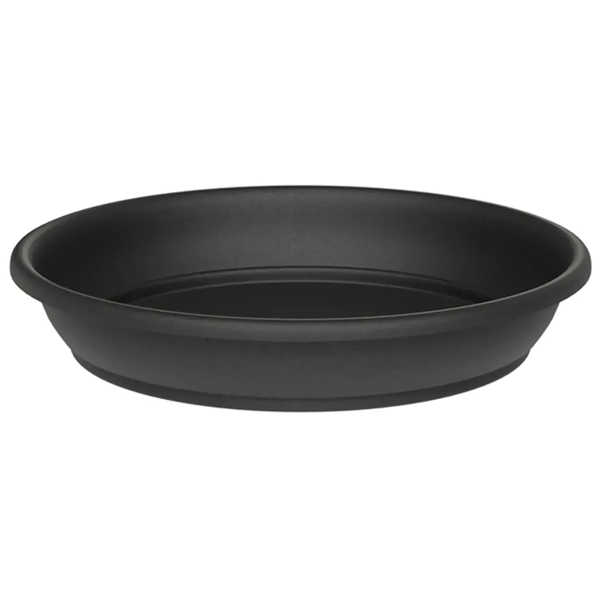Soucoupe 'Aura round', diam&egrave;tre: 400 mm, anthracite - Tera 