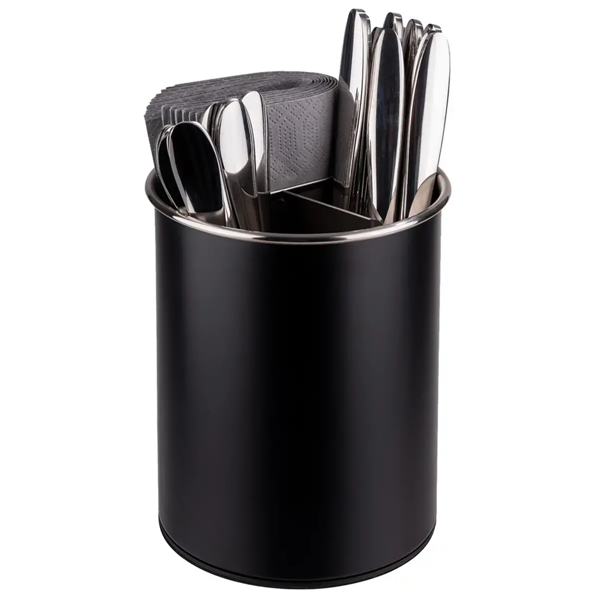 Range-couverts, rotatif, noir - Aps