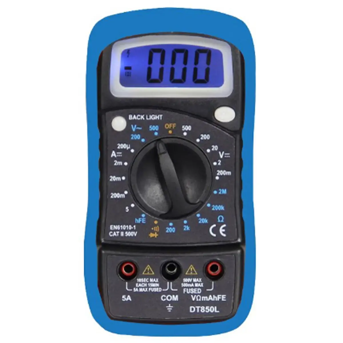 Multimètre numérique - à écran LCD - IWH