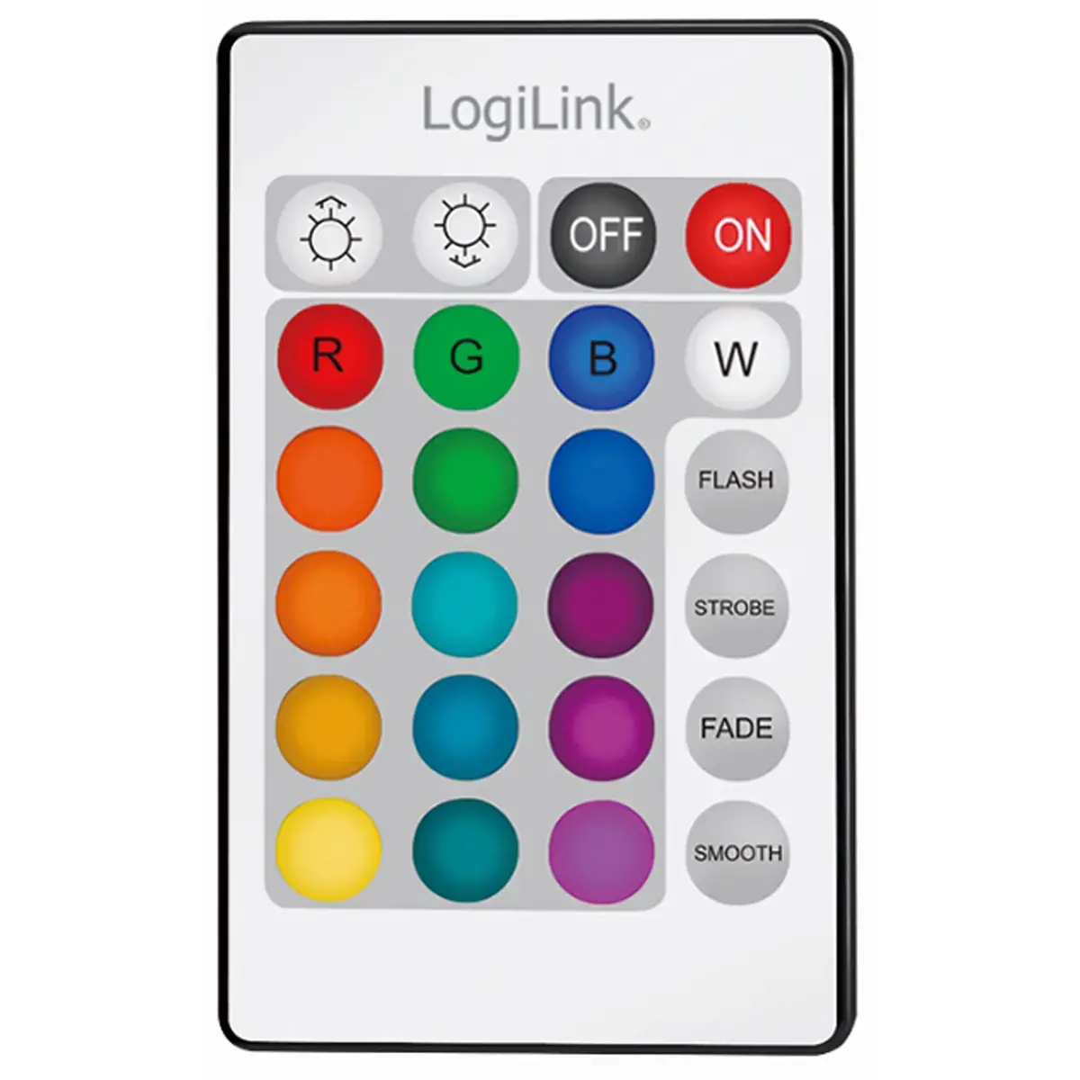 Ruban LED RVB avec télécommande, autocollant, 3 m - Logilink