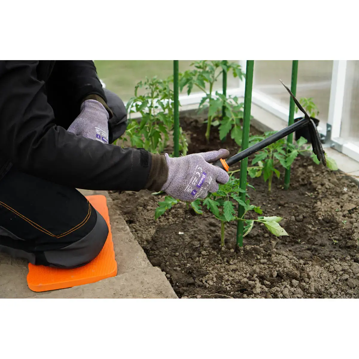 Planche pour genou, (L)400x(T)200x(H)20mm, orange - Bradas