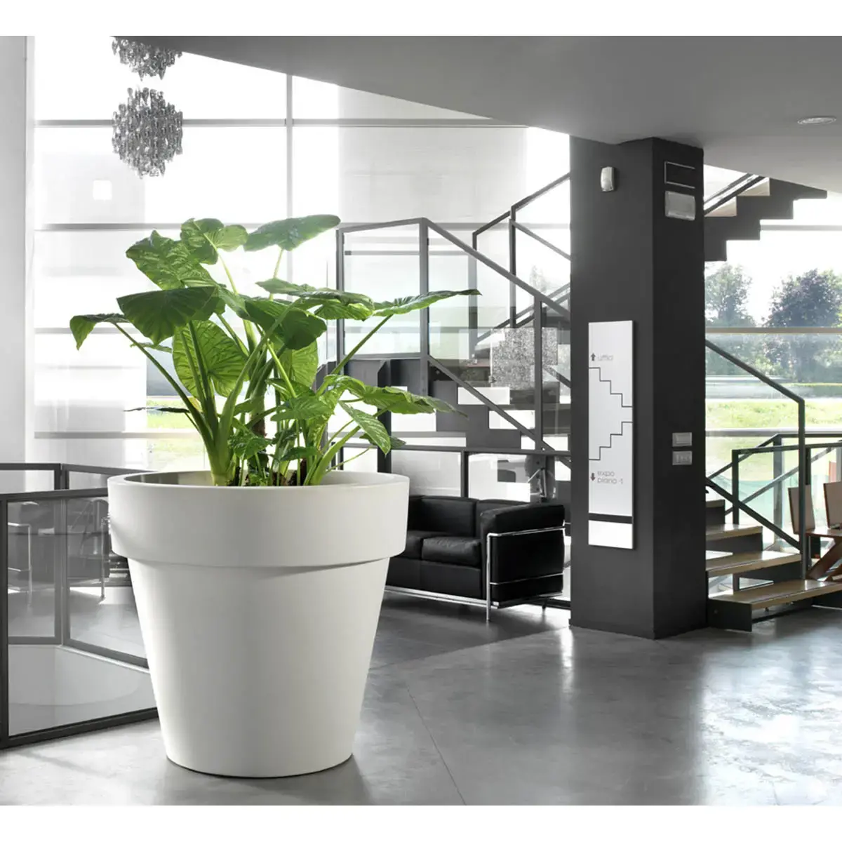 Pot de fleurs Standard One 40, antracite - Tera
