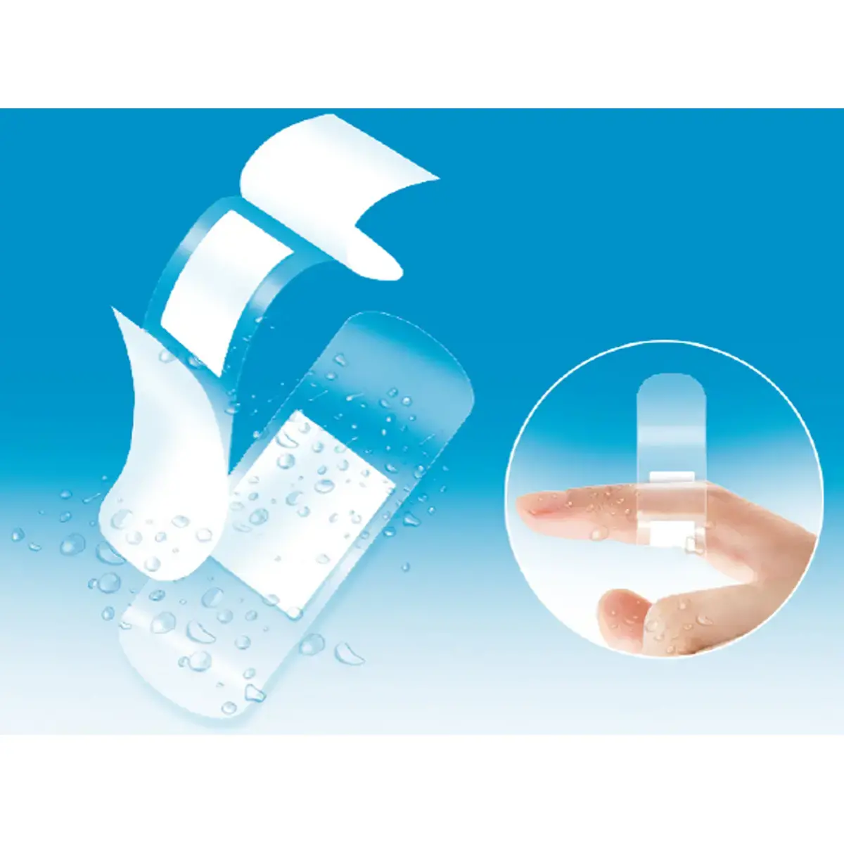 Pansement imperméable, transparent, pack de 10 - Haro