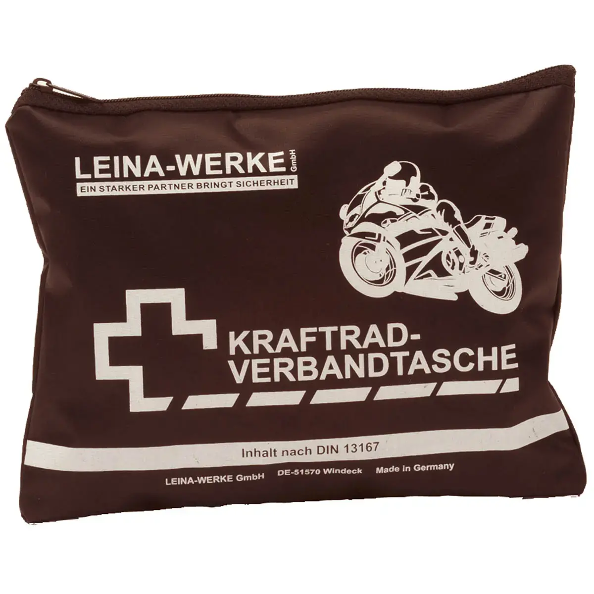 Trousse de premiers secours moto Leina norme DIN 13167 noire - Leina-Werke