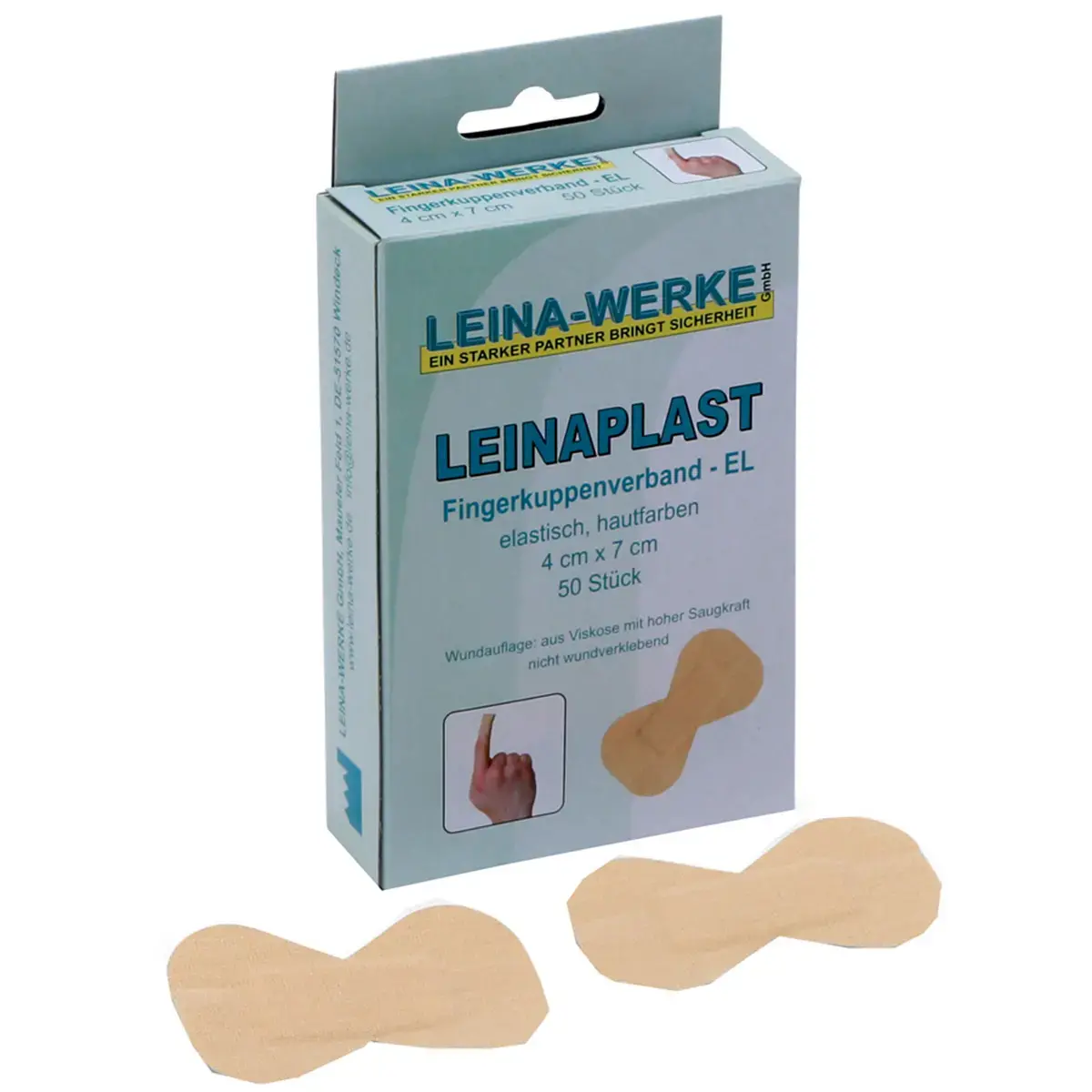Bande de rechange pour les doigts 50 x 70 mm, élastique - Leina-Werke