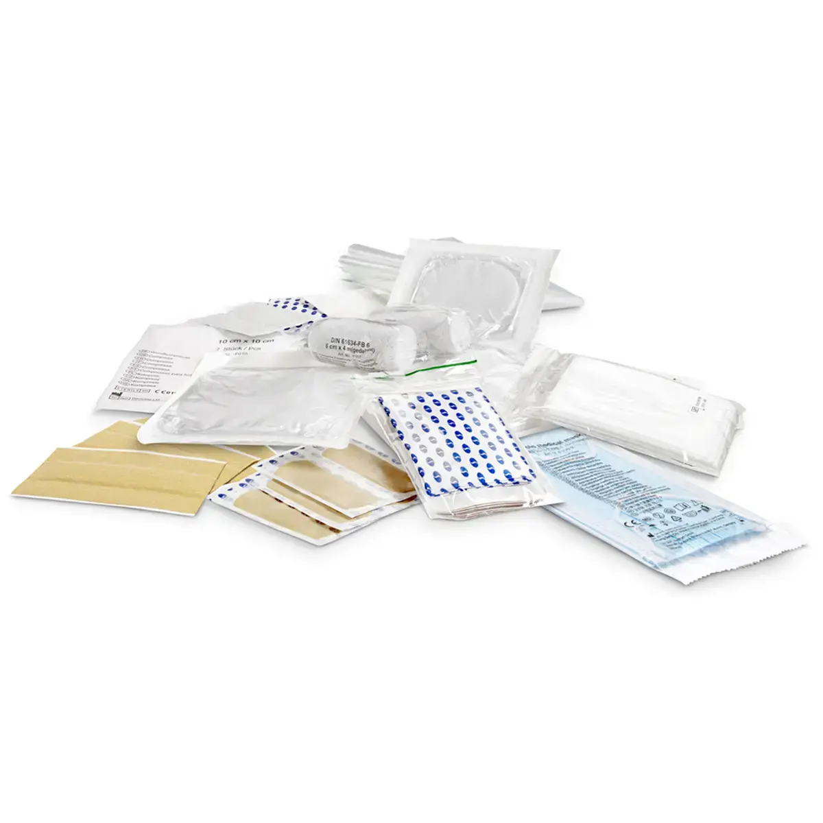 Kit de premiers secours, divers produits DIN - Cederroth 