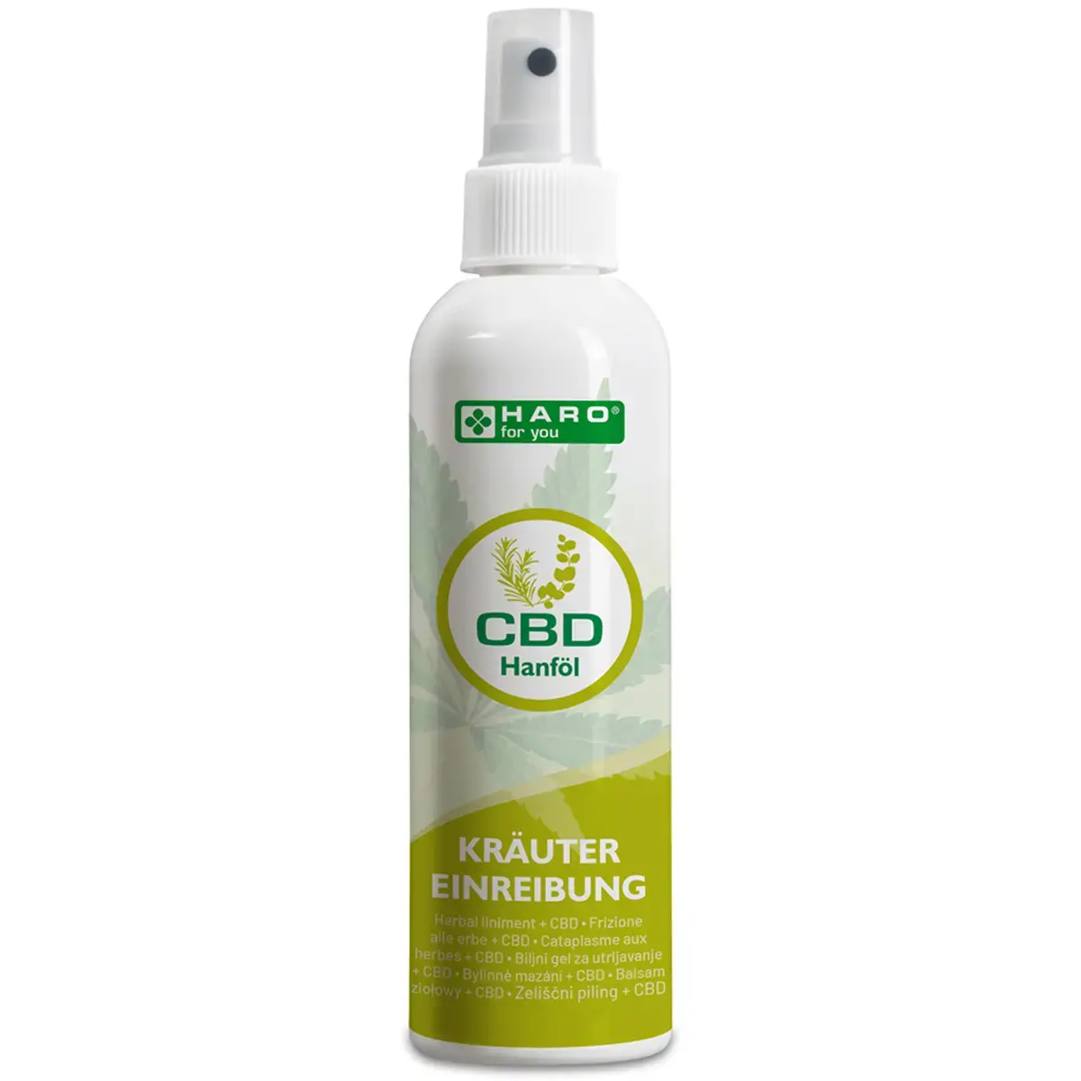 Crème aux herbes au CBD, spray de 200 ml - Haro
