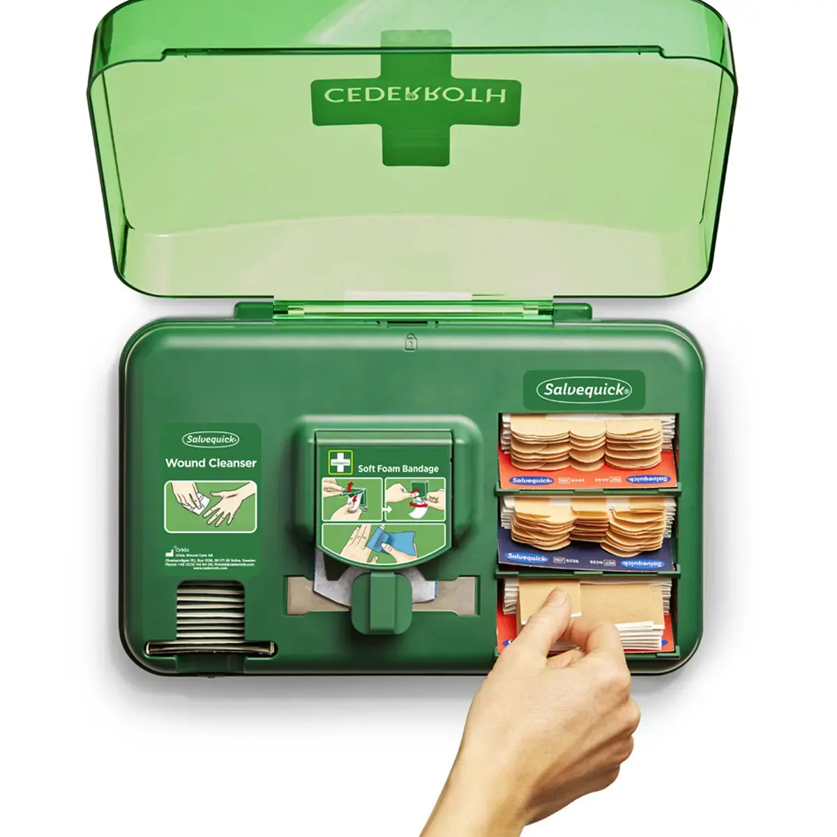 Kit de premiers secours 'Wound Care Dispenser' - Cederroth 