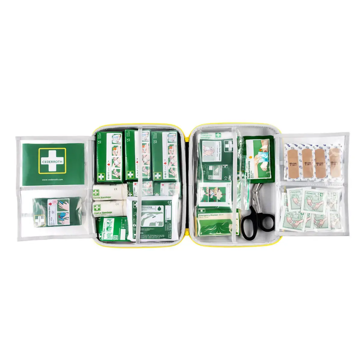 Kit de premiers secours, grand, dans un coffret - Cederroth