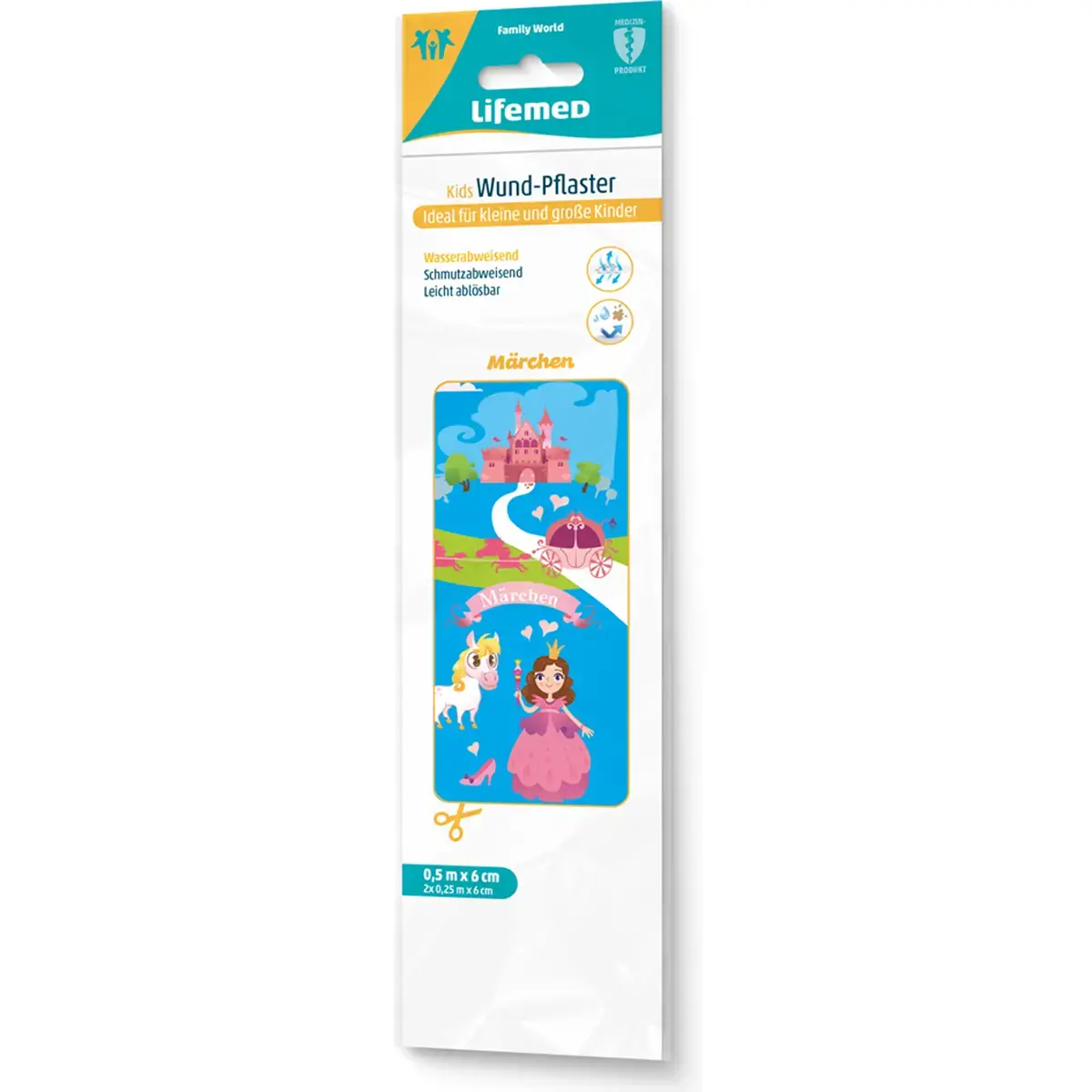 Pansement pour enfants 'Conte de fées, 500mm x 60mm - Lifemed