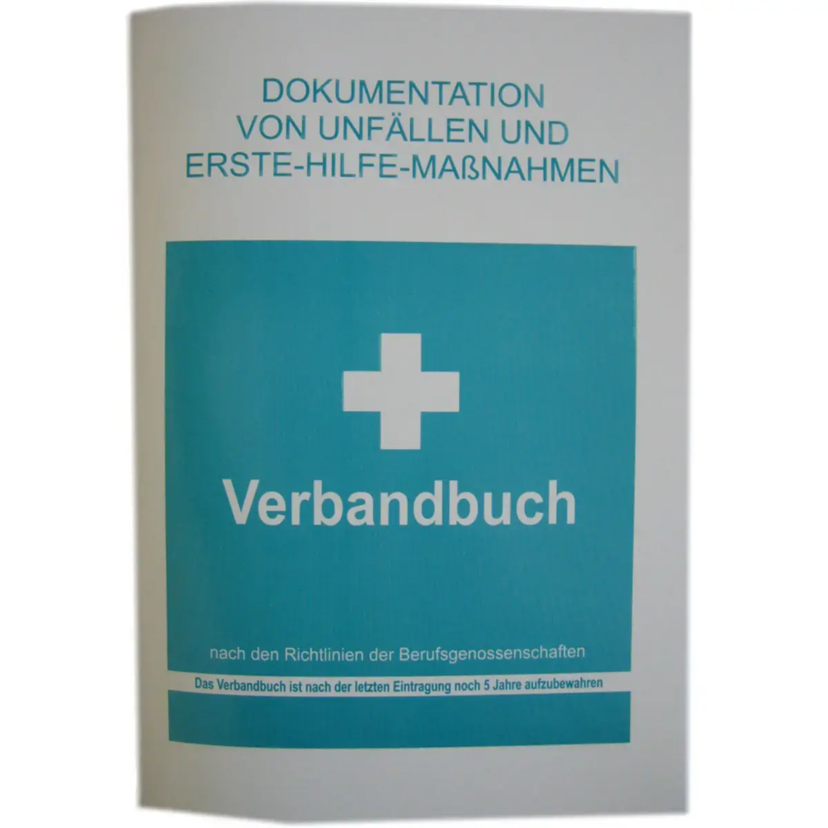 Carnet de premiers secours LEINA, format A5, couleur : blanc/vert - Leina-Werke 