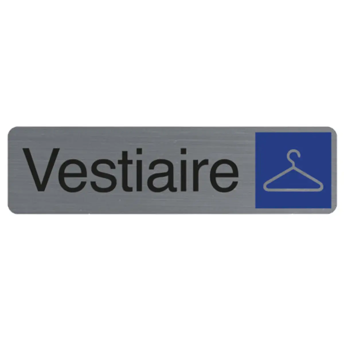 Plaque de signalisation 'Vestiaire' - Exacompta