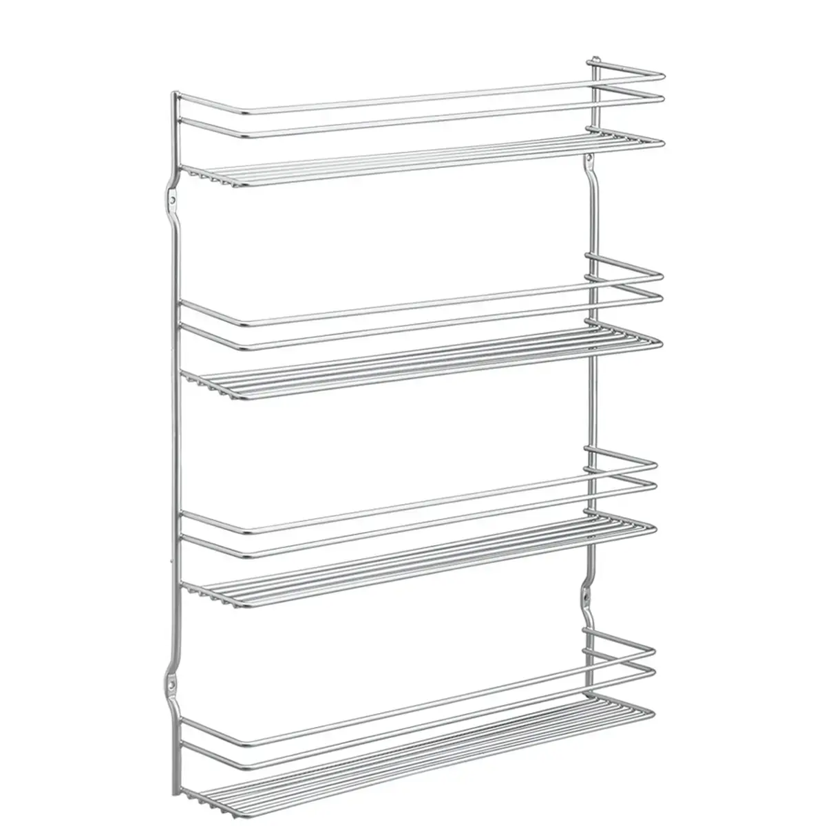 Étagère à épices Pepito 3, 3 niveaux, argent - Metaltex