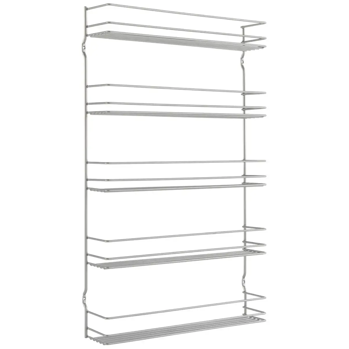 Étagère à épices Pepito 3, 3 niveaux, argent - Metaltex