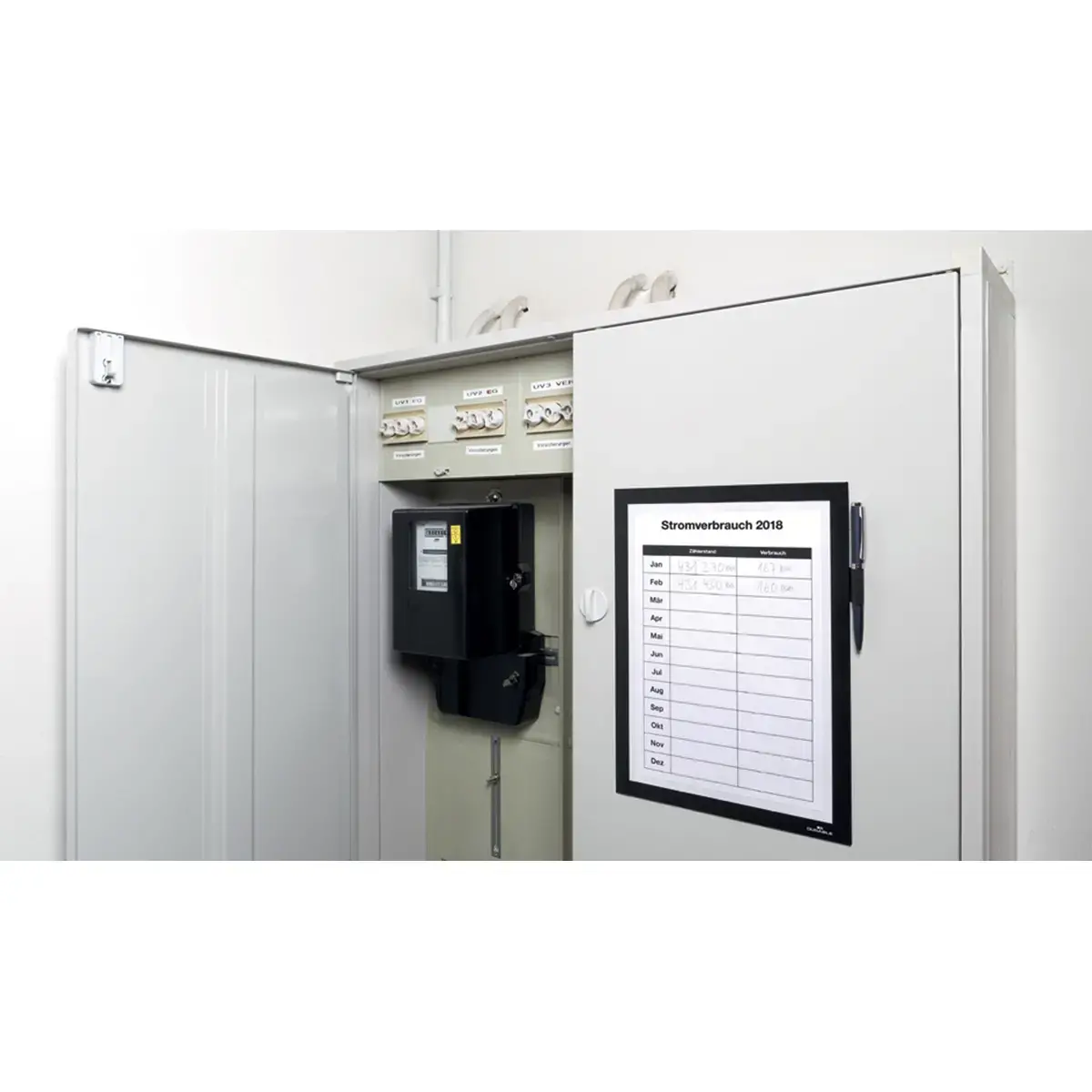Cadre d'affichage DURAFRAME MAGNETIC NOTE, A4, noir - Durable