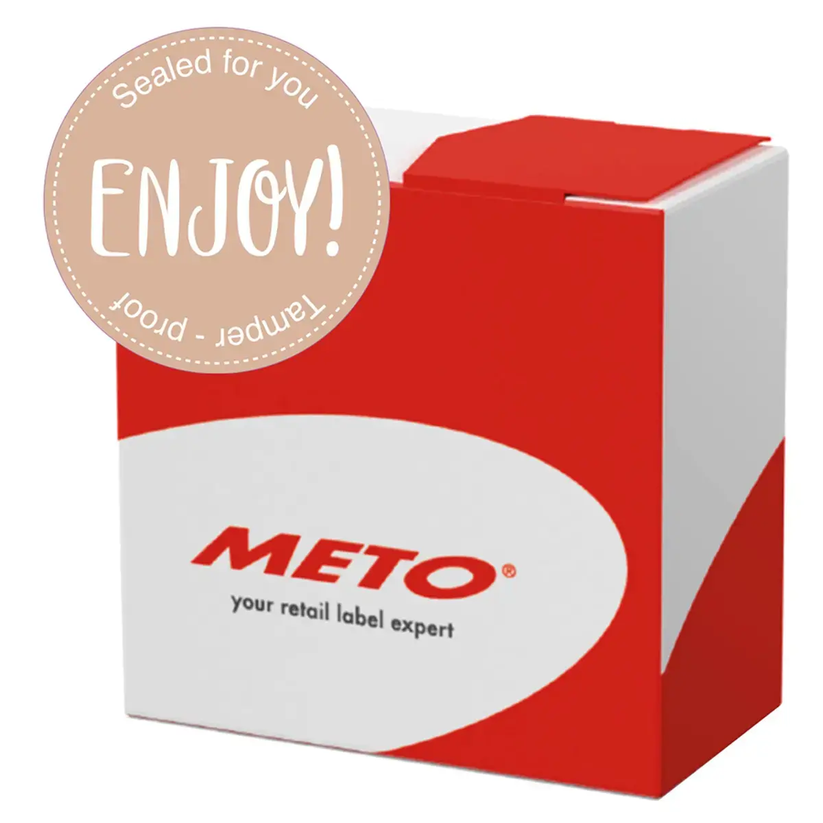 Etiquette autocollante - Meto