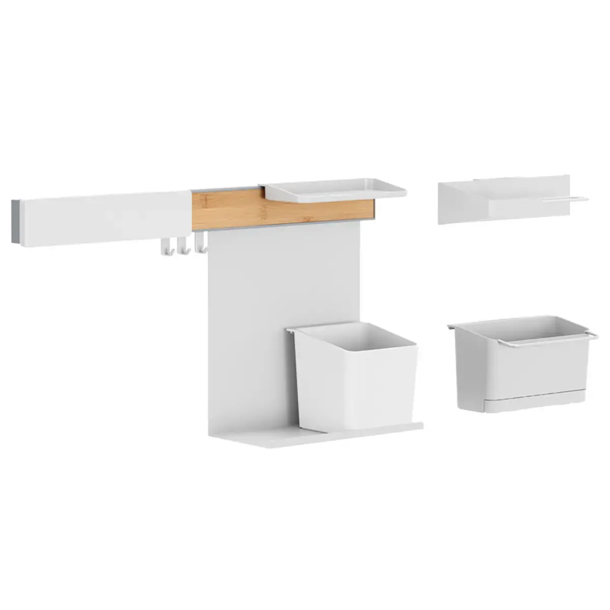 Kit combi XL, 9 pièces, blanc - Tesa