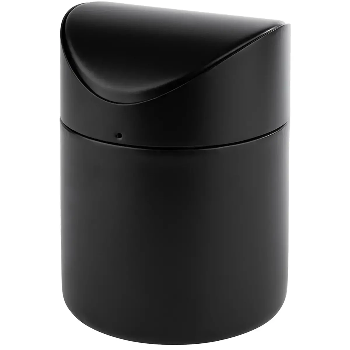 Poubelle de table SNAP, en inox, noir mat - Aps