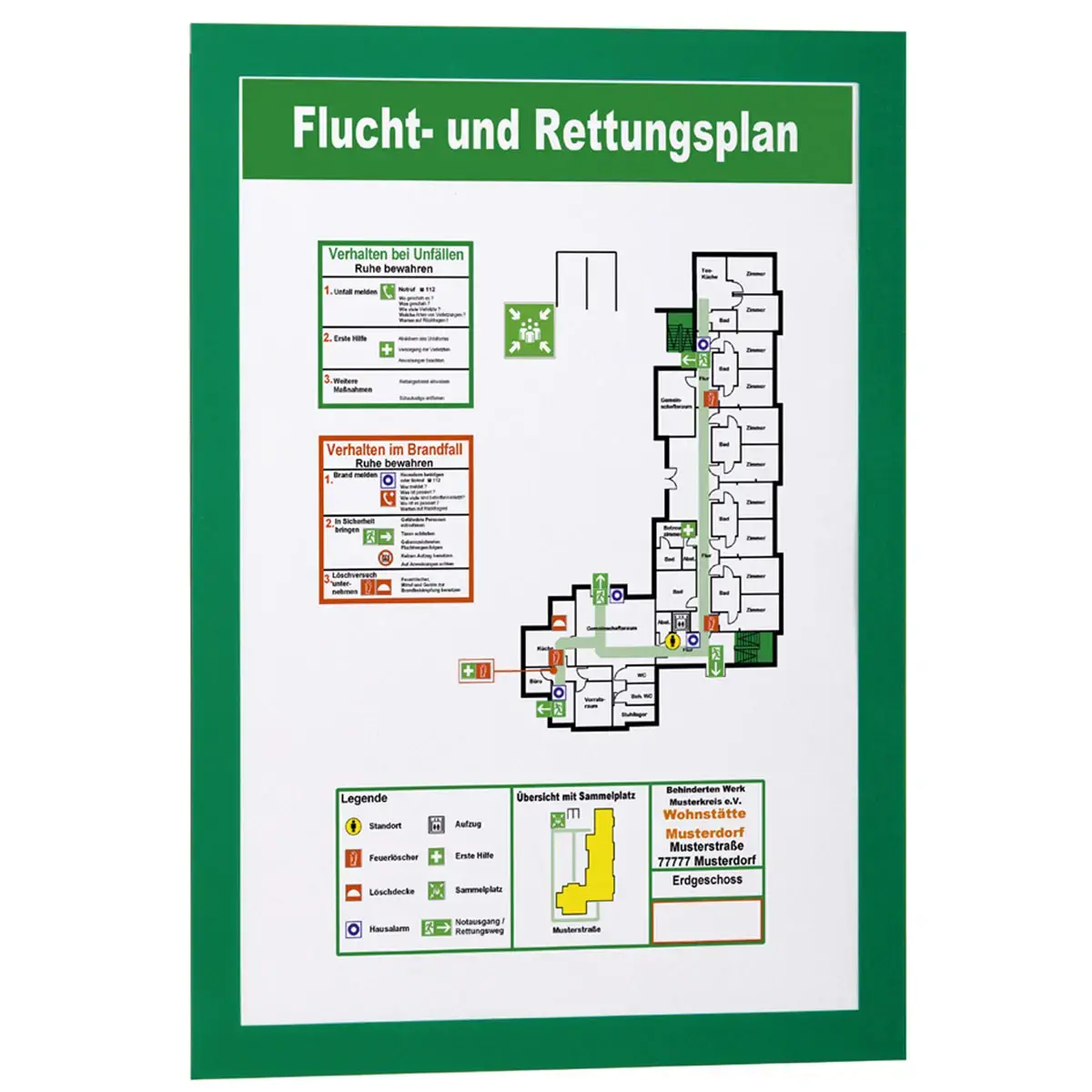 Cadre d'affichage magnétique DURAFRAME, A4, orange - Durable