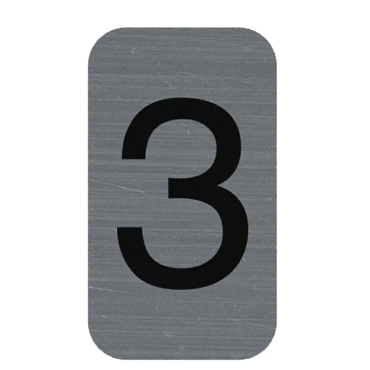 Plaque de signalisation chiffres « 7 » - 25 x 44 mm - Exacompta