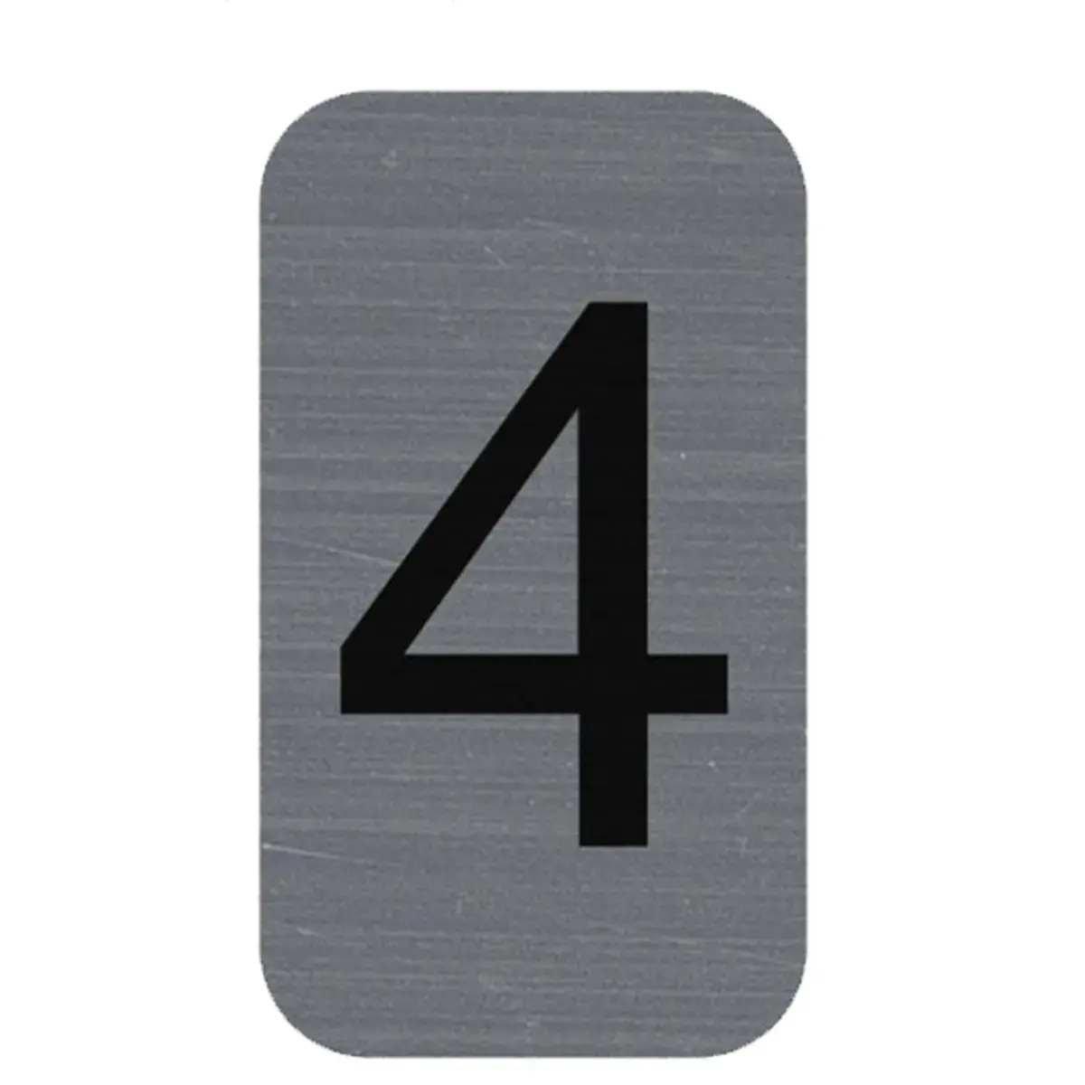 Plaque de signalisation chiffres « 7 » - 25 x 44 mm - Exacompta
