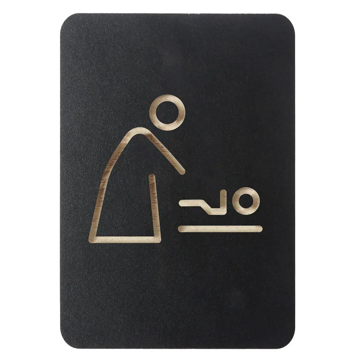 Pictogramme 'WC hommes', noir - Europel