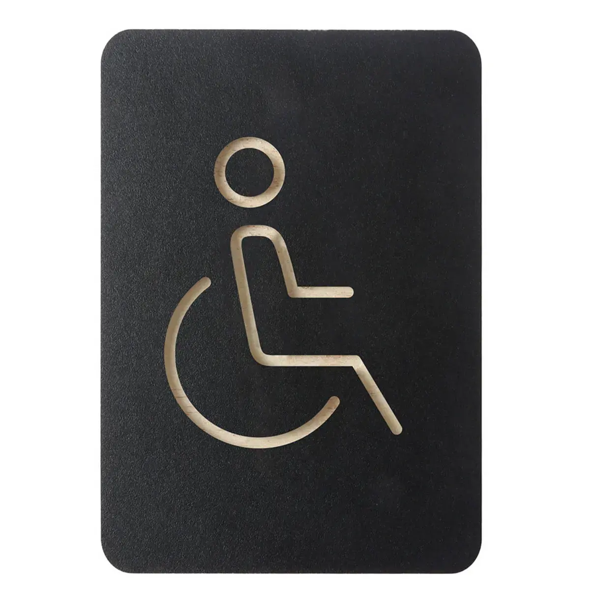 Pictogramme 'WC hommes & femmes', noir - Europel 