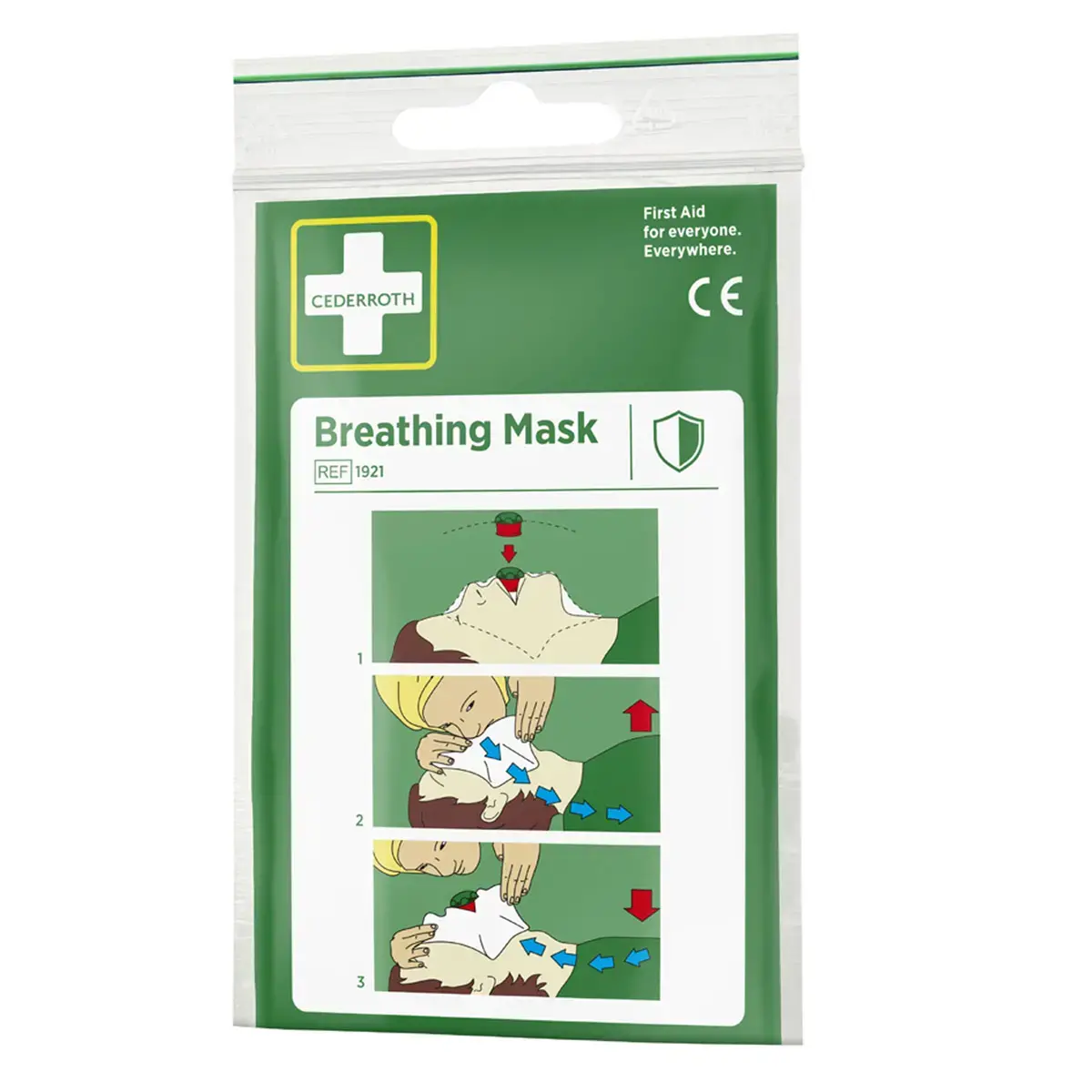 Masque respiratoire, dans un &eacute;tui porte-cl&eacute;s - Cederroth 