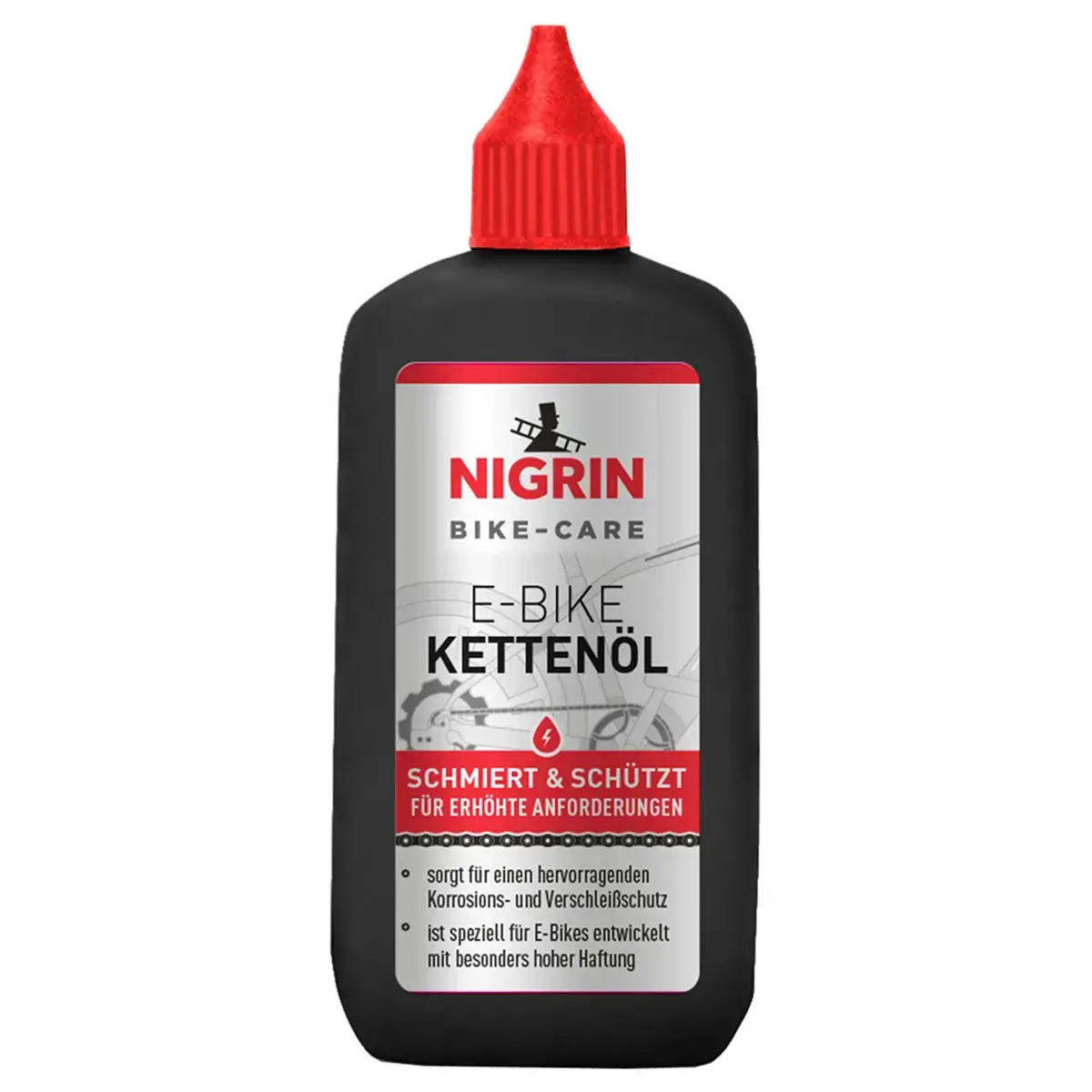 Huile pour chaîne de vélo électrique Bike-Care, 100 ml - Nigrin