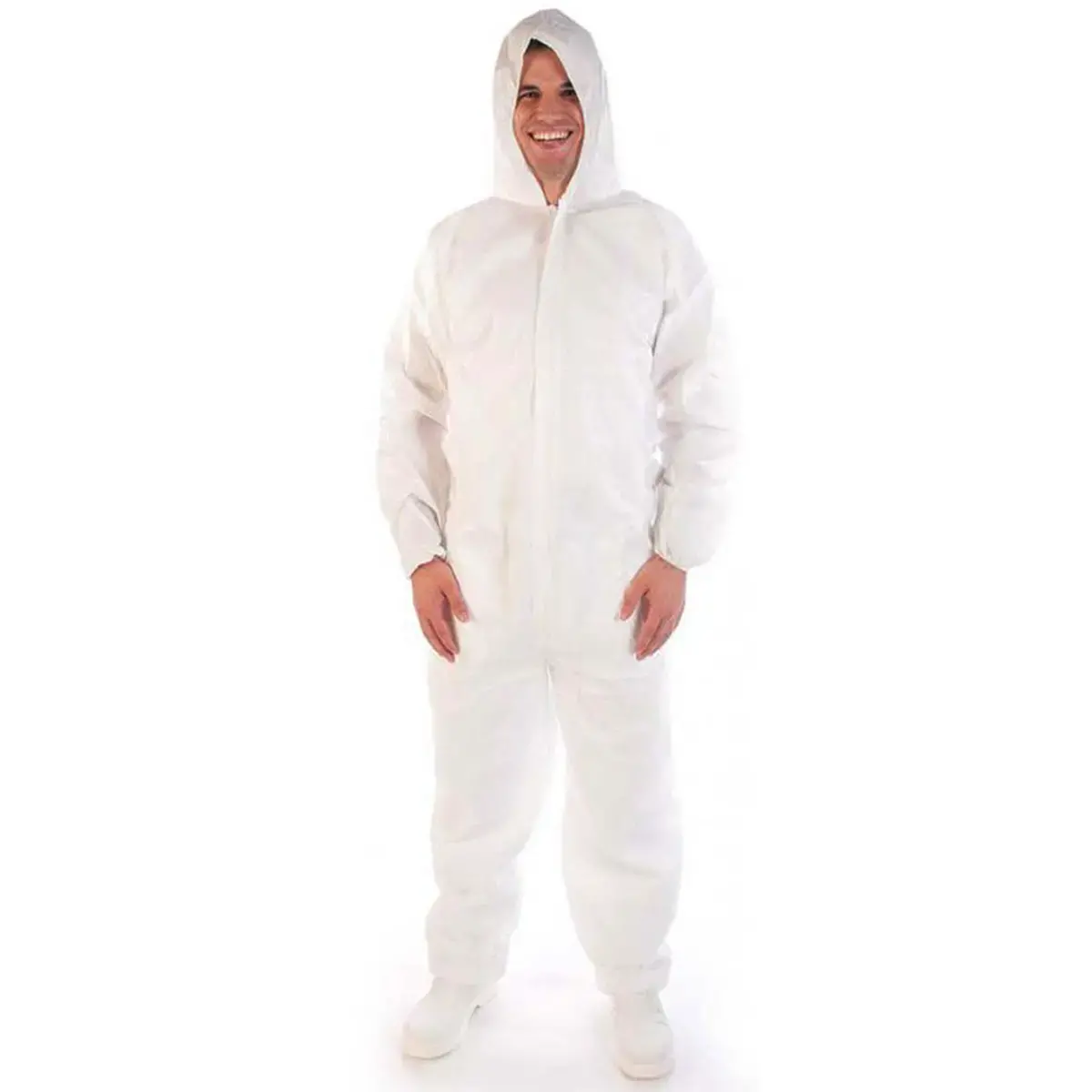 Combinaison PP avec capuche, XXL, blanc - Hygostar