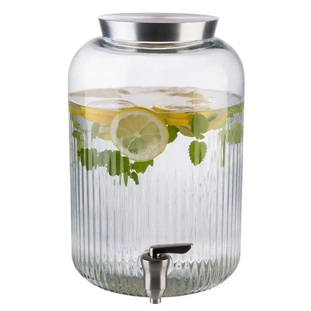 Distributeur de boissons, 3,8 litres, verre/inox - Aps