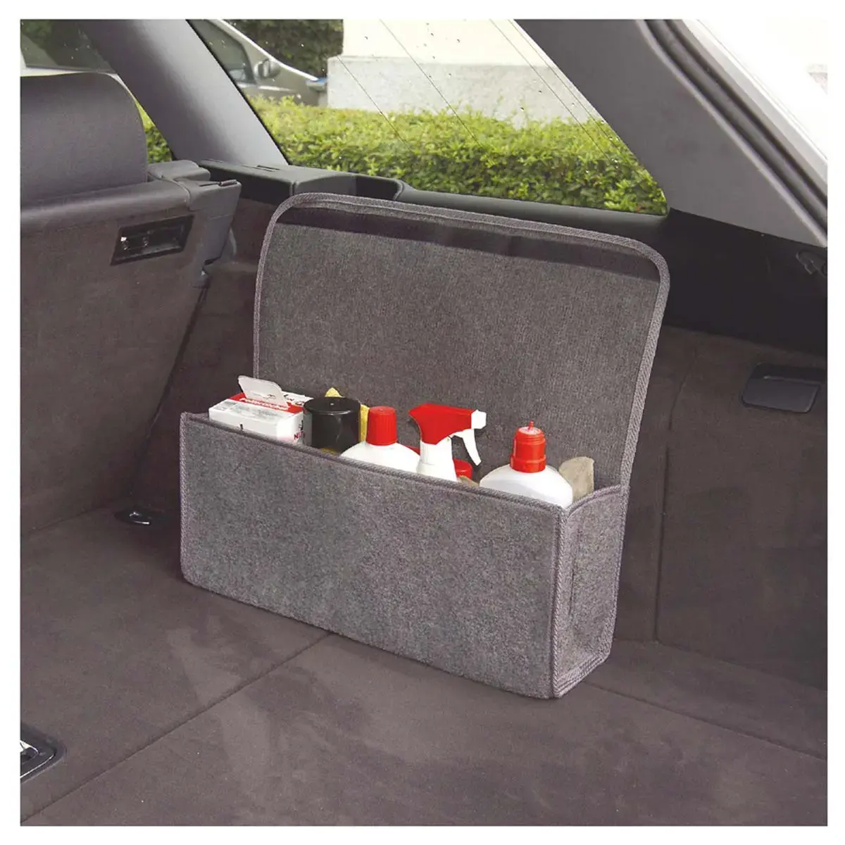 Sac de rangement pour coffre, fixation auto - Cartrend