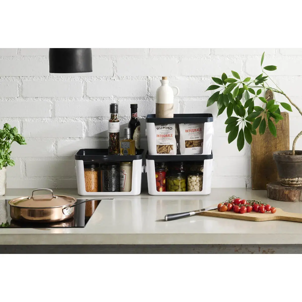 Bo&icirc;te de rangement COMPACT SQUARE M, transparent - Smartstore 