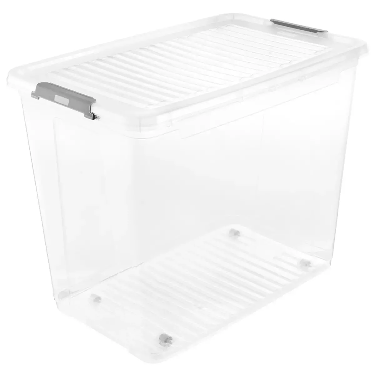 Boîte de rangement 'leo', 37 litres, transparent - Keeeper