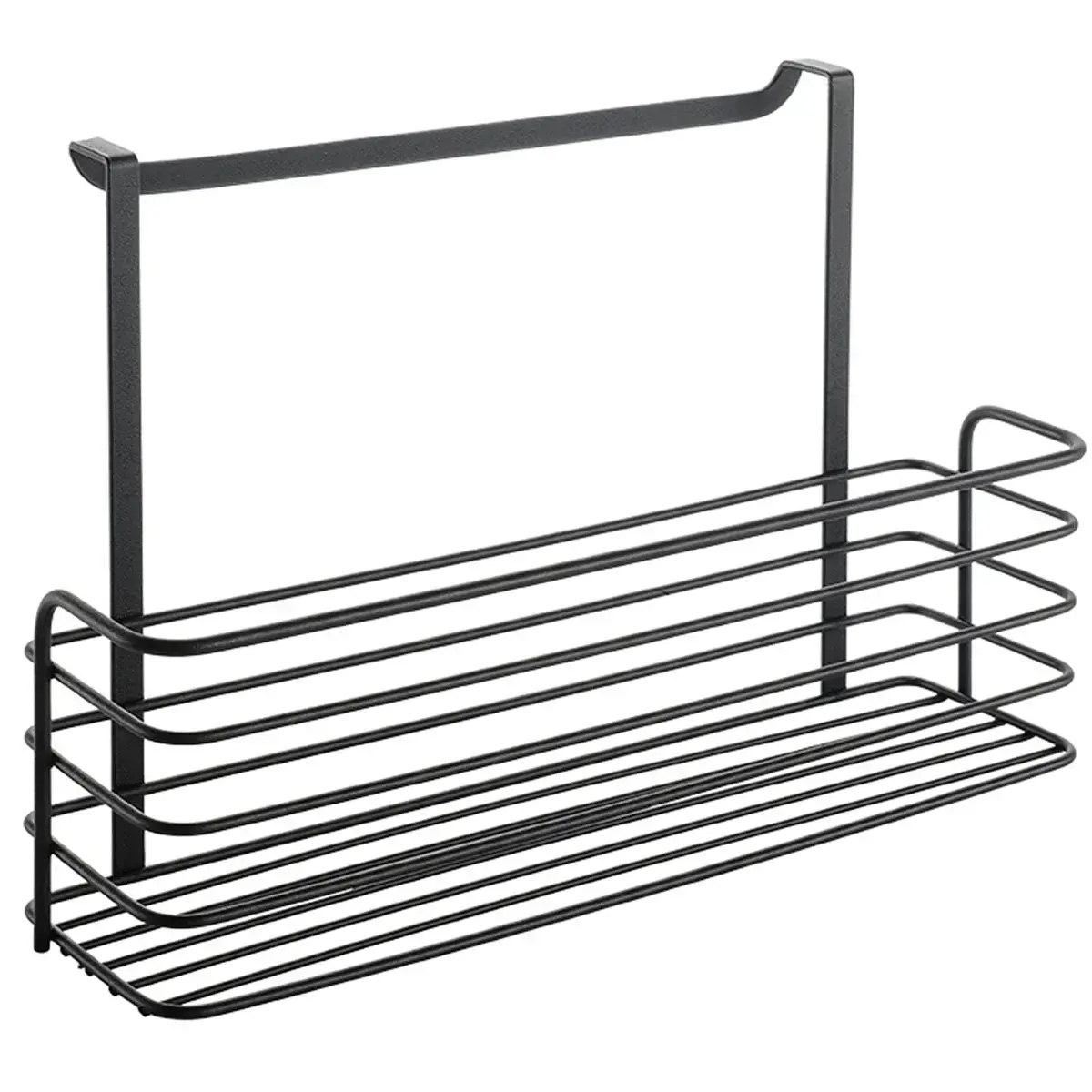 Rangement suspendu Galileo LAVA, noir mat - Metaltex