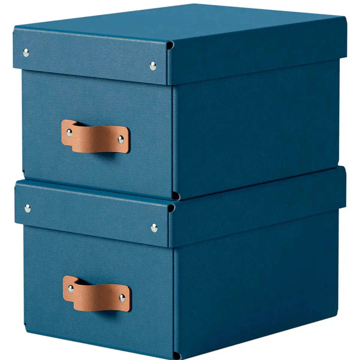 Boîte de rangement Puro, carton, 7 L, set de 2, noir - Leitz
