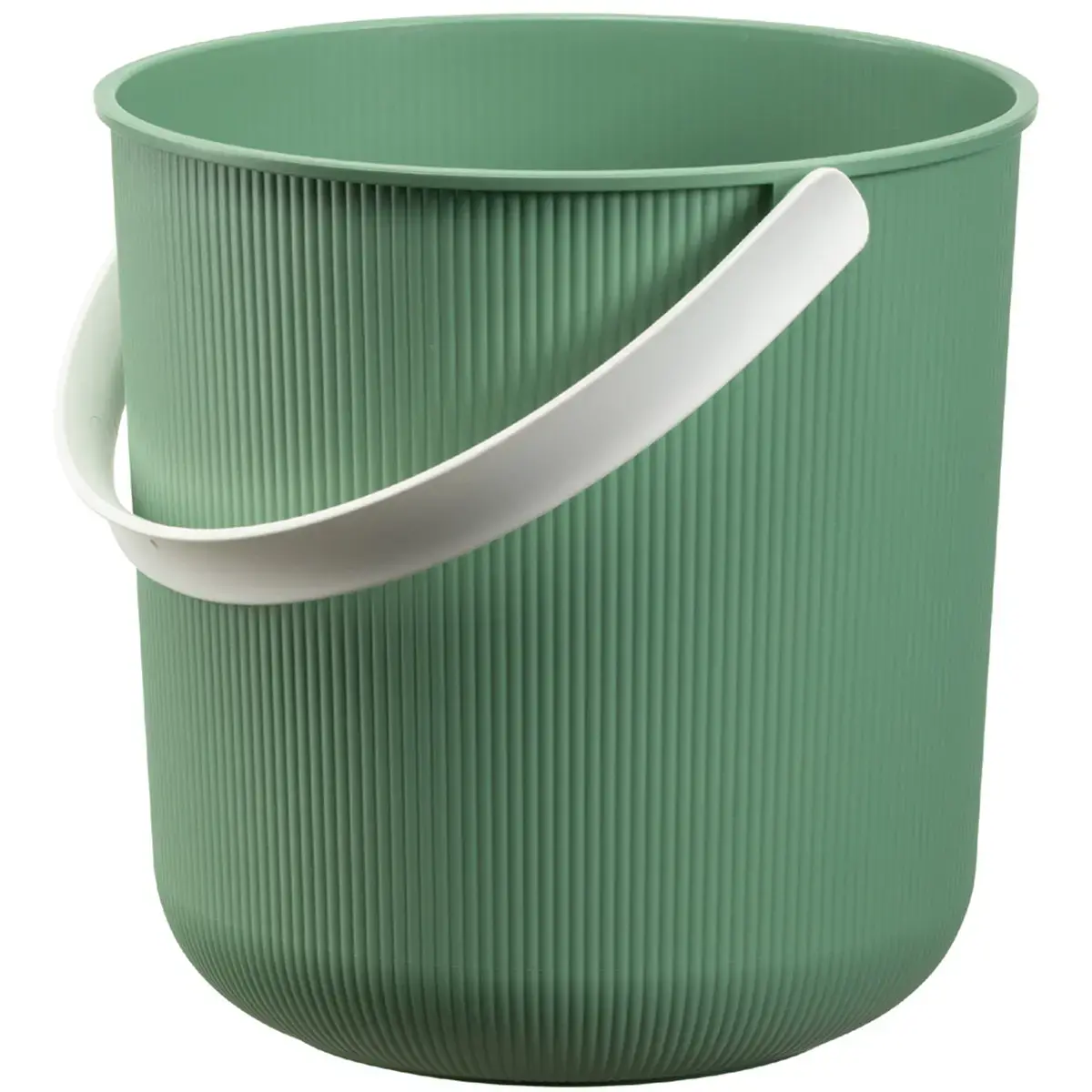 Seau de rangement AKITA, 10 litres, bleu / beige clair - Nhg 