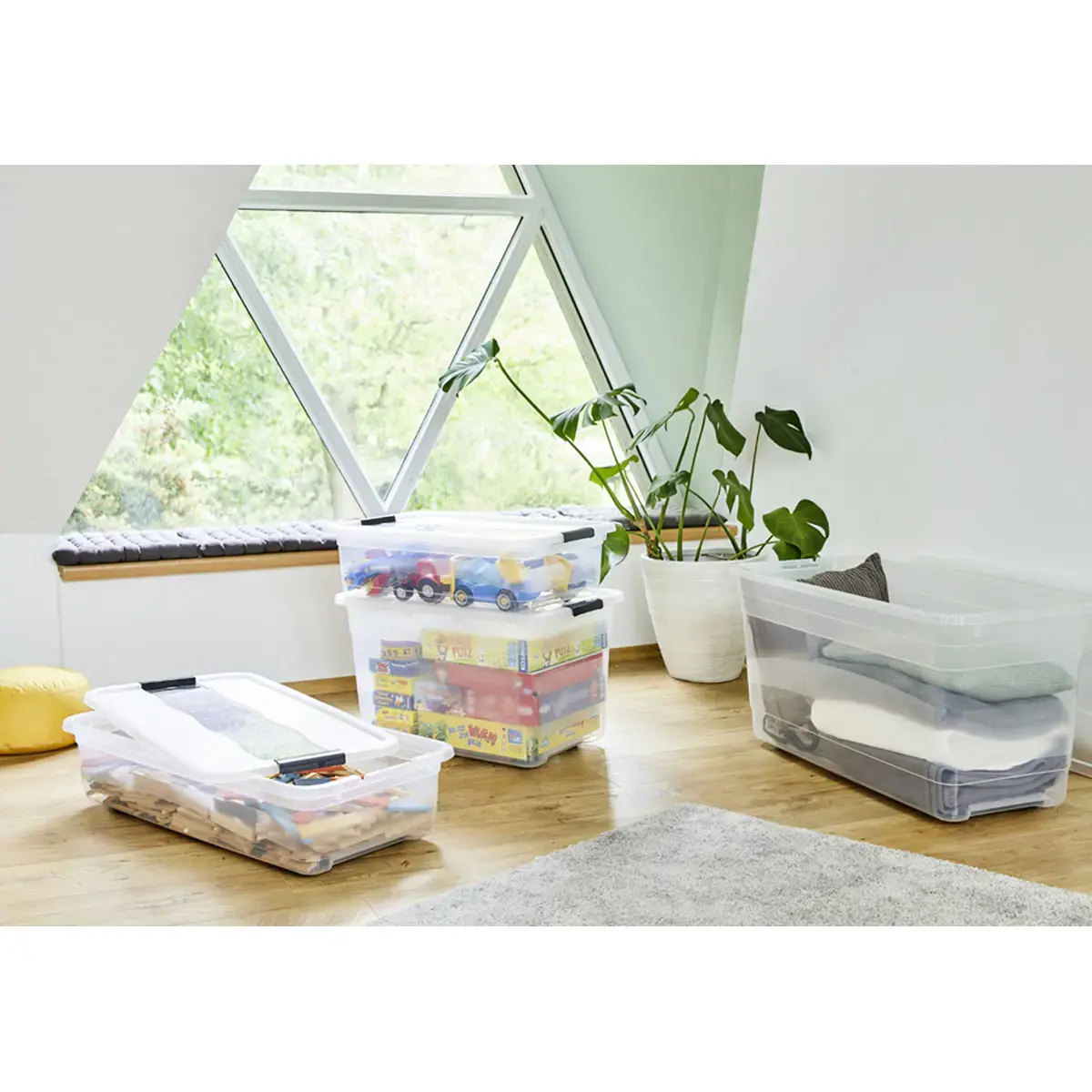 Boîte de rangement 'konrad', avec roulettes, 52 L - Keeeper