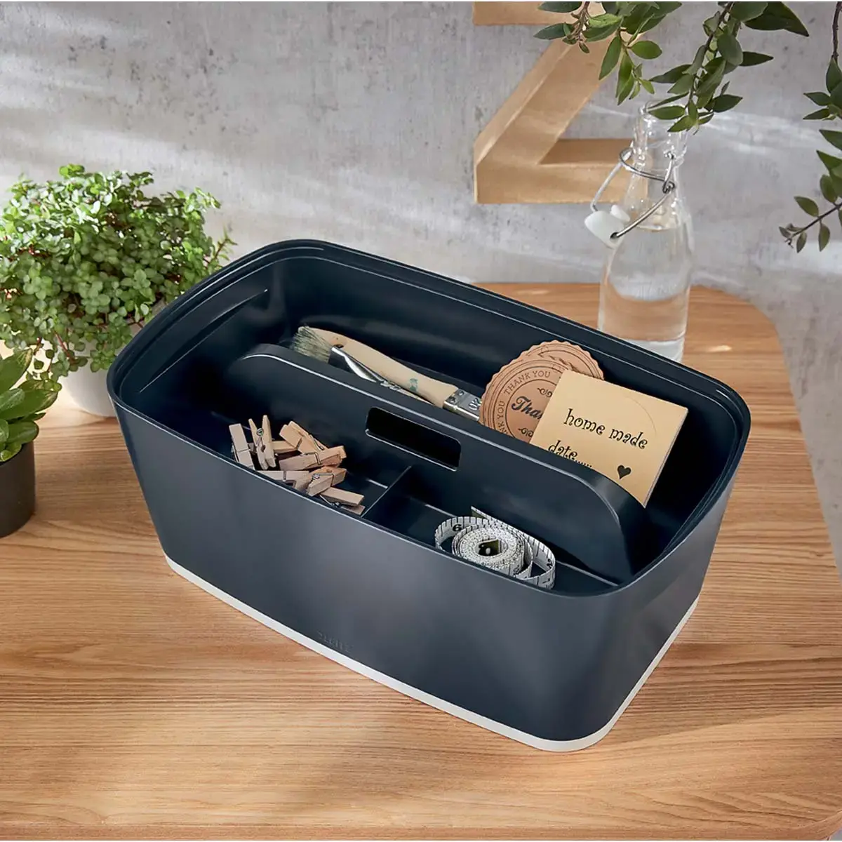 Bo&icirc;te de rangement My Box Cosy, 5 litres, bleu - Leitz 