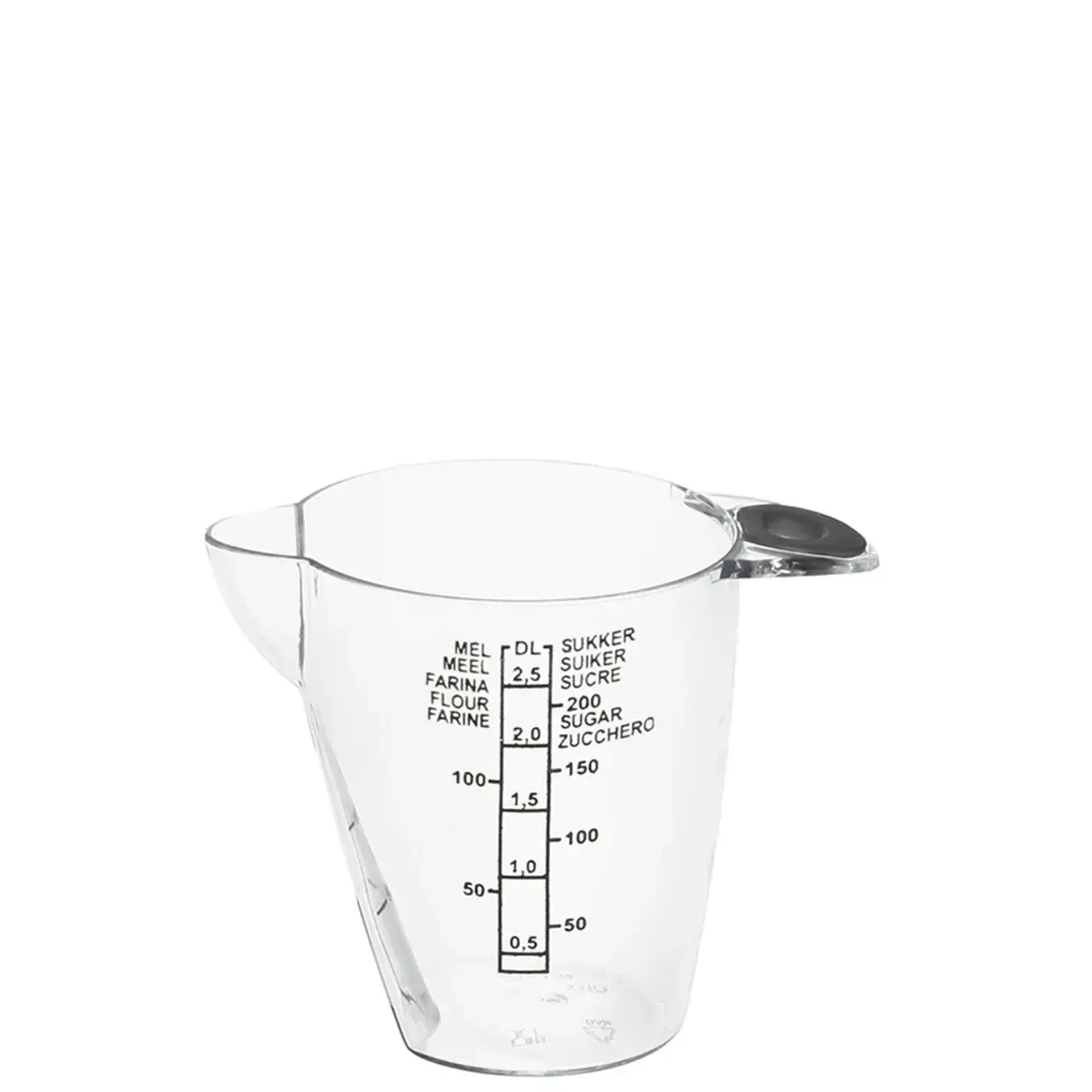 Pichet mesureur, 0,5 litre, transparent - Plast Team 